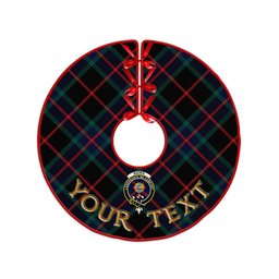 ScotsTee Shop Scottish Nairn Modern Clan Crest Tartan Christmas Tree Skirt