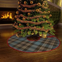 ScotsTee Shop Scottish Mowat Weathered Clan Crest Tartan Christmas Tree Skirt