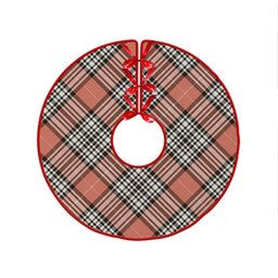 ScotsTee Shop Scottish Napier Rose Weathered Clan Crest Tartan Christmas Tree Skirt