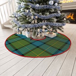 ScotsTee Shop Scottish Muir Ancient Clan Crest Tartan Christmas Tree Skirt