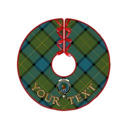 ScotsTee Shop Scottish Muir Ancient Clan Crest Tartan Christmas Tree Skirt