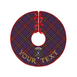 ScotsTee Shop Scottish Montgomery Weathered Clan Crest Tartan Christmas Tree Skirt