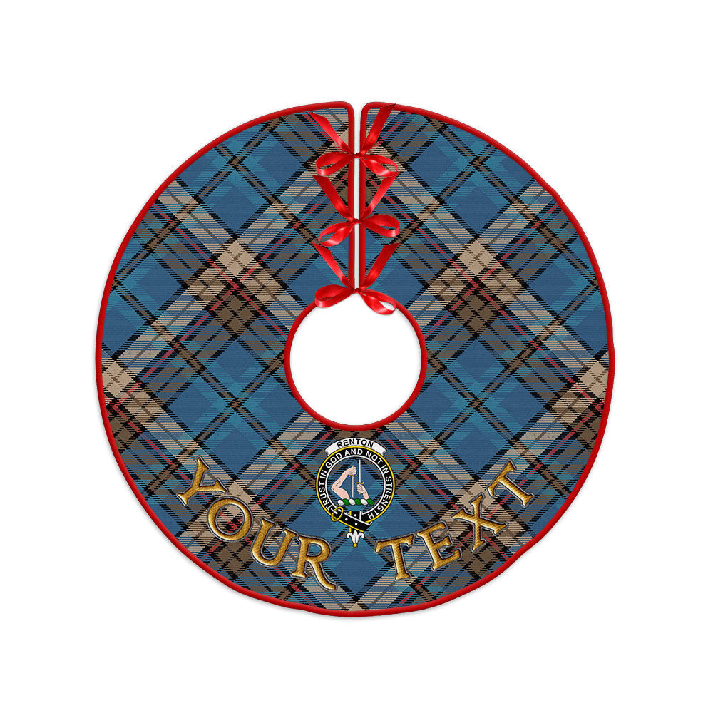 ScotsTee Shop Scottish Renton Ancient Clan Crest Tartan Christmas Tree Skirt