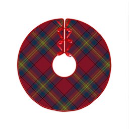 ScotsTee Shop Scottish Oliver Modern Clan Crest Tartan Christmas Tree Skirt