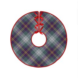 ScotsTee Shop Scottish Porteous Weathered Clan Crest Tartan Christmas Tree Skirt