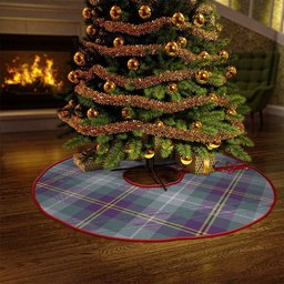 ScotsTee Shop Scottish Porteous Weathered Clan Crest Tartan Christmas Tree Skirt