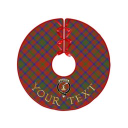 ScotsTee Shop Scottish Matheson Ancient Clan Crest Tartan Christmas Tree Skirt