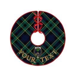 ScotsTee Shop Scottish Mowat Modern Clan Crest Tartan Christmas Tree Skirt