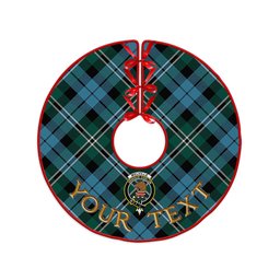 ScotsTee Shop Scottish Melville Modern Clan Crest Tartan Christmas Tree Skirt