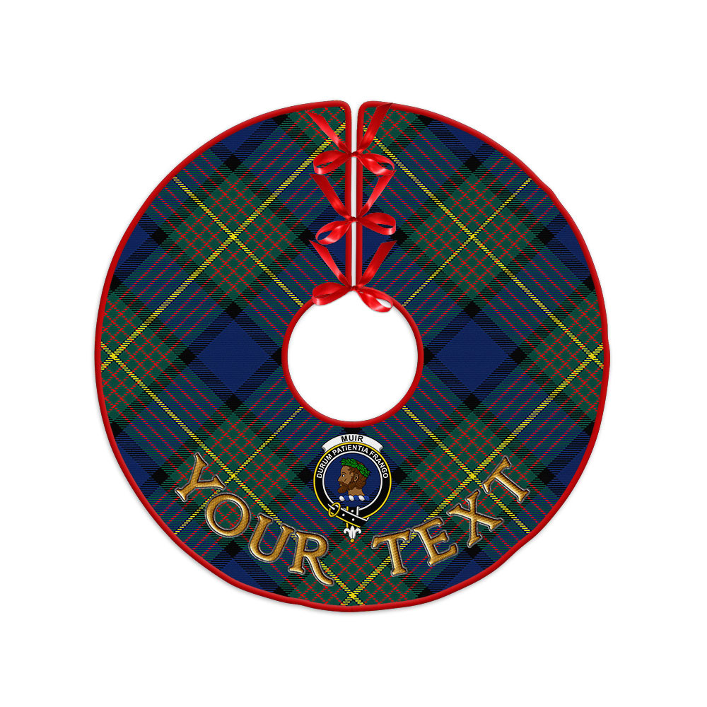 ScotsTee Shop Scottish Muir Modern Clan Crest Tartan Christmas Tree Skirt