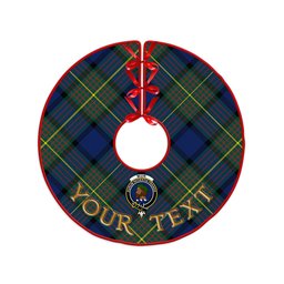 ScotsTee Shop Scottish Muir Modern Clan Crest Tartan Christmas Tree Skirt
