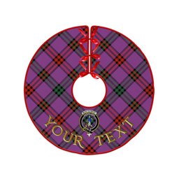 ScotsTee Shop Scottish Montgomery Ancient Clan Crest Tartan Christmas Tree Skirt