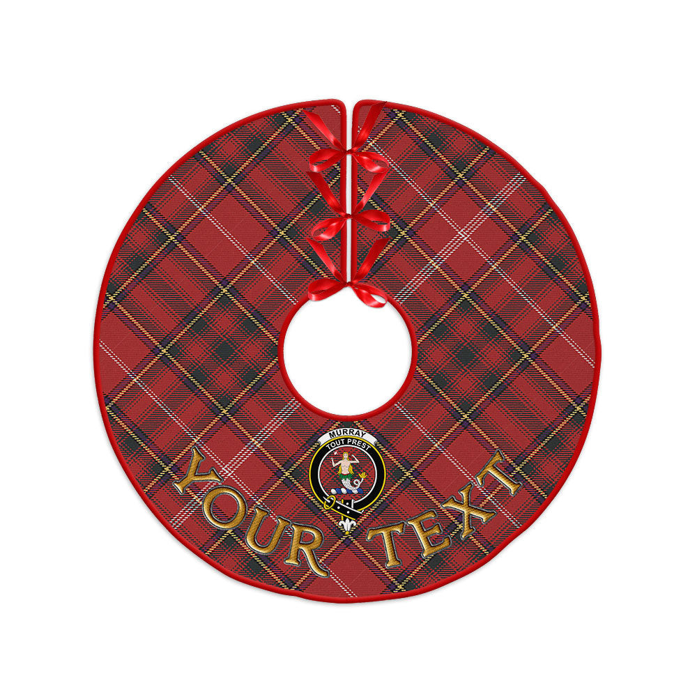 ScotsTee Shop Scottish Murray Plaid Artifact Weathered Clan Crest Tartan Christmas Tree Skirt