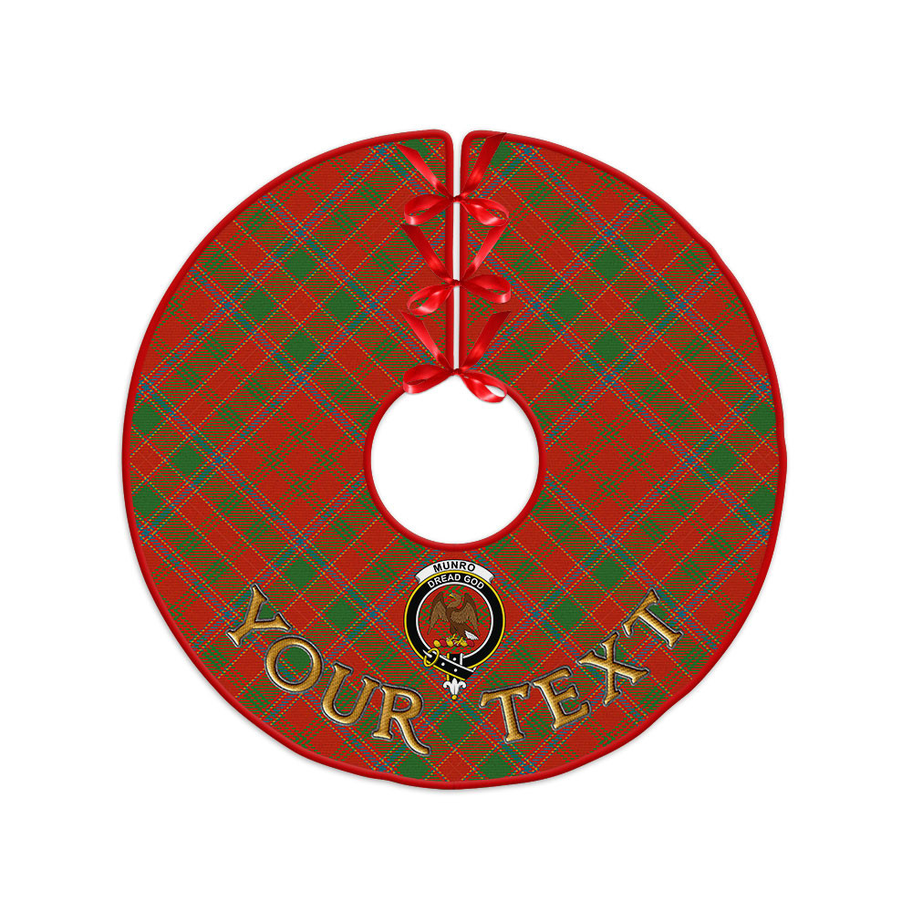 ScotsTee Shop Scottish Munro (Logan) Ancient Clan Crest Tartan Christmas Tree Skirt