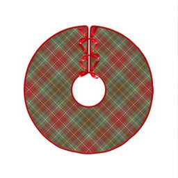 ScotsTee Shop Scottish Muirhead Weathered Clan Crest Tartan Christmas Tree Skirt