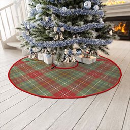 ScotsTee Shop Scottish Muirhead Weathered Clan Crest Tartan Christmas Tree Skirt