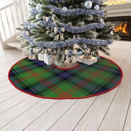 ScotsTee Shop Scottish Park Modern Clan Crest Tartan Christmas Tree Skirt