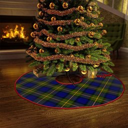 ScotsTee Shop Scottish More (Muir) Clan Crest Tartan Christmas Tree Skirt