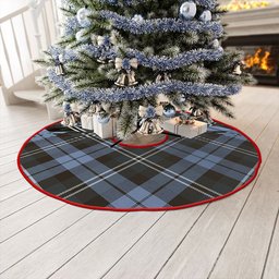 ScotsTee Shop Scottish Melville Weathered Clan Crest Tartan Christmas Tree Skirt