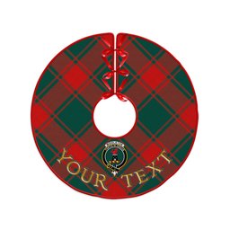 ScotsTee Shop Scottish Middleton Weathered Clan Crest Tartan Christmas Tree Skirt