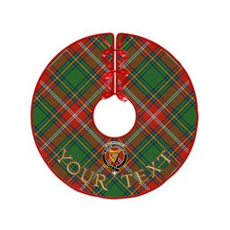 ScotsTee Shop Scottish MacWhirter Ancient Clan Crest Tartan Christmas Tree Skirt