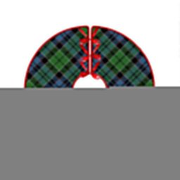 ScotsTee Shop Scottish MacIsaac Modern Clan Crest Tartan Christmas Tree Skirt