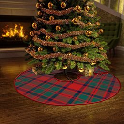 ScotsTee Shop Scottish MacKintosh Modern Clan Crest Tartan Christmas Tree Skirt