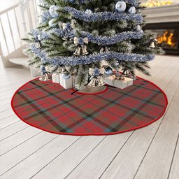 ScotsTee Shop Scottish MacNaughton Weathered Clan Crest Tartan Christmas Tree Skirt
