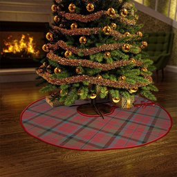 ScotsTee Shop Scottish MacNaughton Weathered Clan Crest Tartan Christmas Tree Skirt