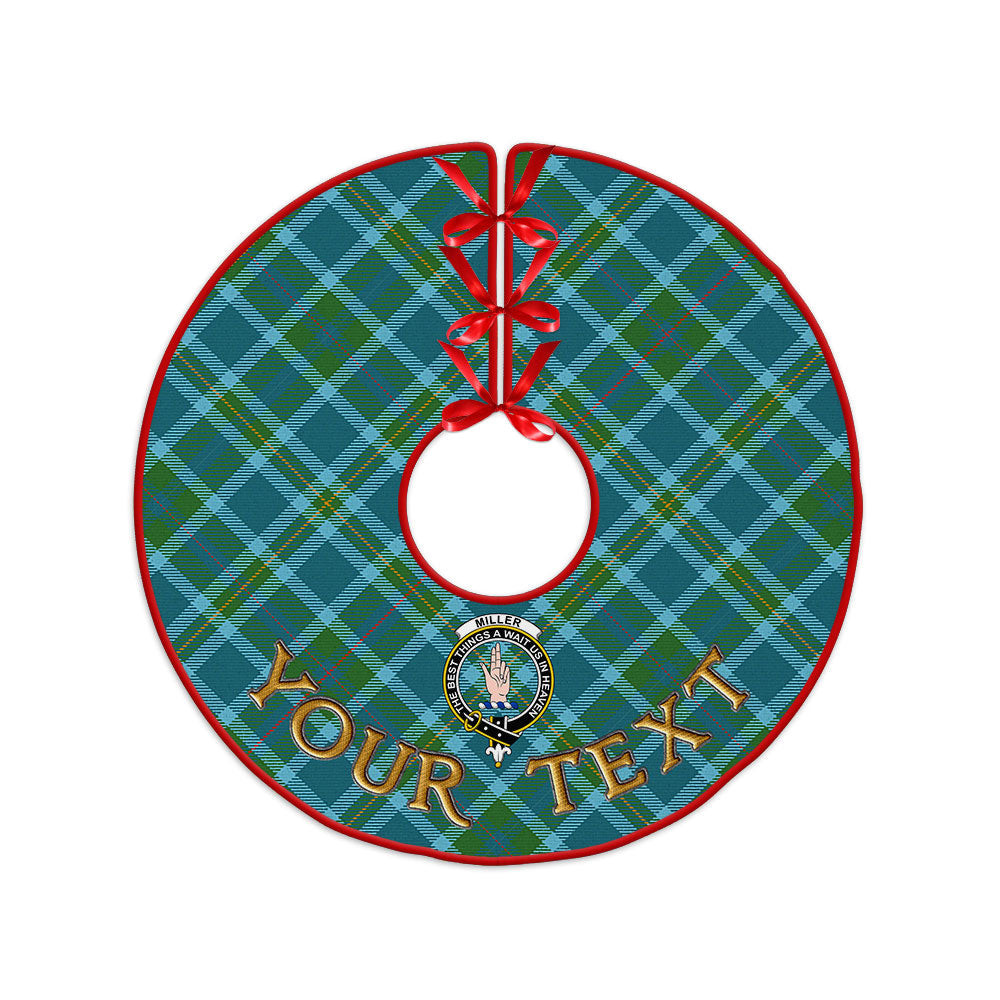 ScotsTee Shop Scottish Miller Ancient Clan Crest Tartan Christmas Tree Skirt