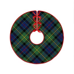 ScotsTee Shop Scottish Tait Modern Clan Crest Tartan Christmas Tree Skirt
