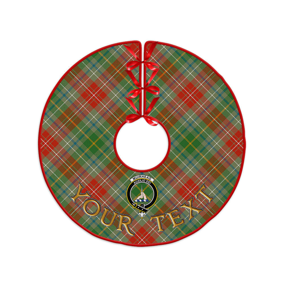 ScotsTee Shop Scottish Muirhead Ancient Clan Crest Tartan Christmas Tree Skirt
