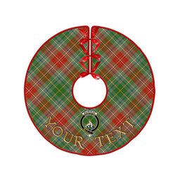 ScotsTee Shop Scottish Muirhead Ancient Clan Crest Tartan Christmas Tree Skirt