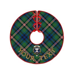 ScotsTee Shop Scottish Reid (Mill City) Modern Clan Crest Tartan Christmas Tree Skirt