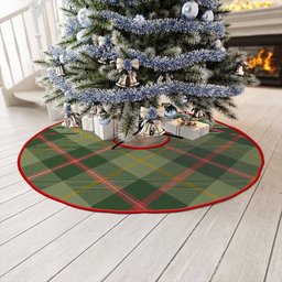 ScotsTee Shop Scottish Symington Modern Clan Crest Tartan Christmas Tree Skirt
