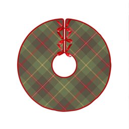 ScotsTee Shop Scottish Symington Weathered Clan Crest Tartan Christmas Tree Skirt