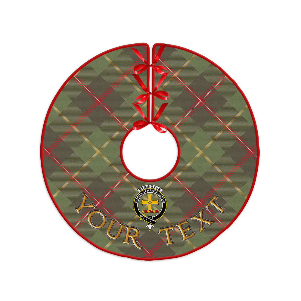 ScotsTee Shop Scottish Symington Weathered Clan Crest Tartan Christmas Tree Skirt