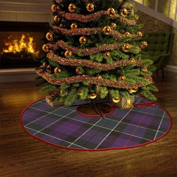 ScotsTee Shop Scottish Syme Weathered Clan Crest Tartan Christmas Tree Skirt