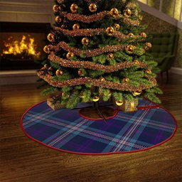 ScotsTee Shop Scottish Nevoy Clan Crest Tartan Christmas Tree Skirt