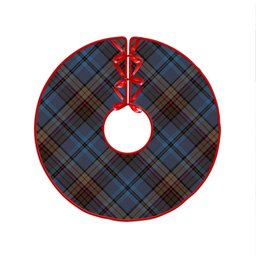 ScotsTee Shop Scottish Renton Modern Clan Crest Tartan Christmas Tree Skirt