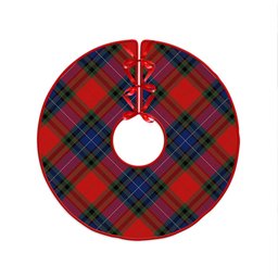 ScotsTee Shop Scottish Manson Modern Clan Crest Tartan Christmas Tree Skirt