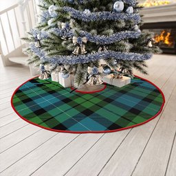 ScotsTee Shop Scottish MacKirdy Ancient Clan Crest Tartan Christmas Tree Skirt