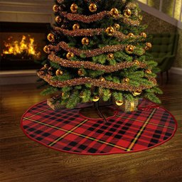 ScotsTee Shop Scottish MacIan Modern Clan Crest Tartan Christmas Tree Skirt