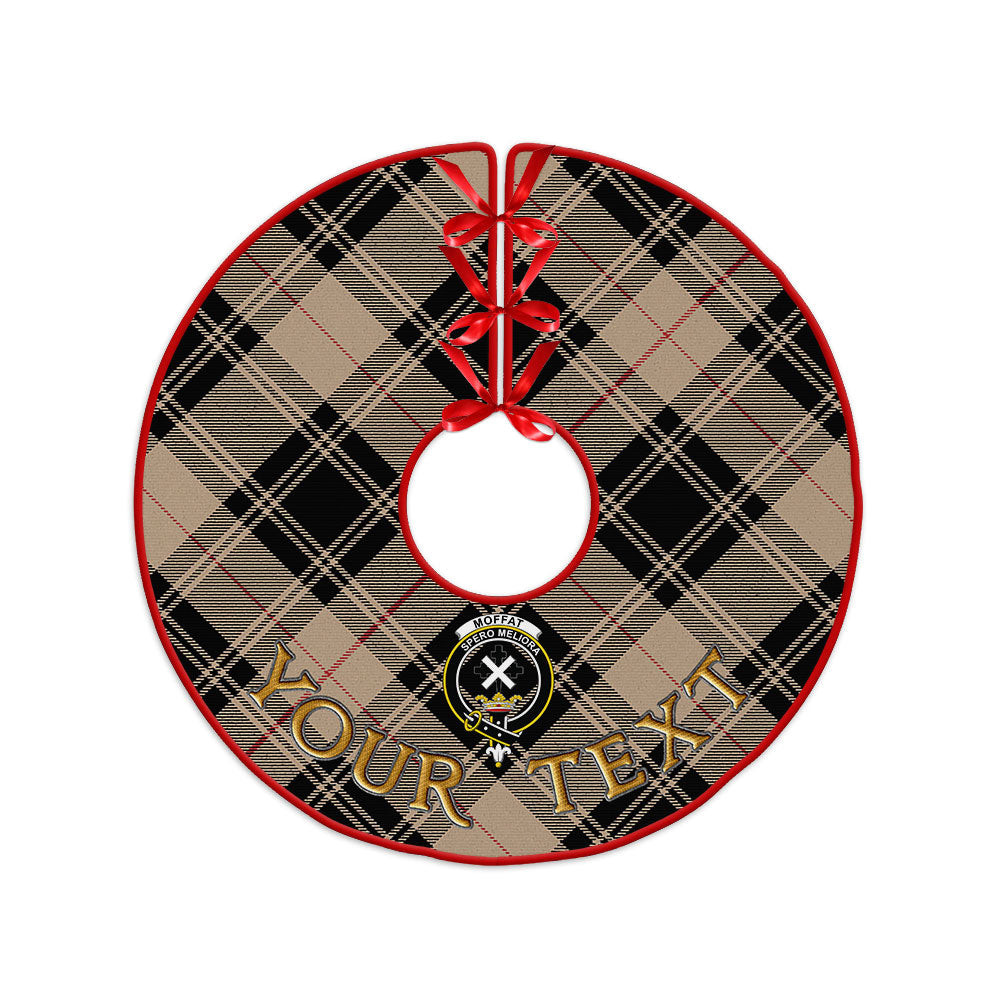 ScotsTee Shop Scottish Moffat Weathered Clan Crest Tartan Christmas Tree Skirt