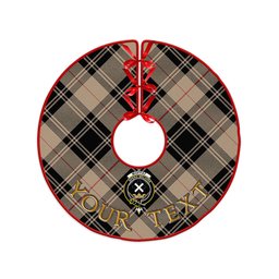 ScotsTee Shop Scottish Moffat Weathered Clan Crest Tartan Christmas Tree Skirt