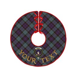 ScotsTee Shop Scottish Sempill (Semple) Weathered Clan Crest Tartan Christmas Tree Skirt