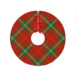 ScotsTee Shop Scottish Maver Modern Clan Crest Tartan Christmas Tree Skirt