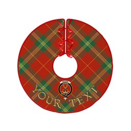 ScotsTee Shop Scottish Maver Modern Clan Crest Tartan Christmas Tree Skirt
