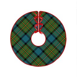 ScotsTee Shop Scottish MacLaren Ancient Clan Crest Tartan Christmas Tree Skirt