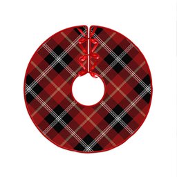 ScotsTee Shop Scottish Marjoribanks Modern Clan Crest Tartan Christmas Tree Skirt